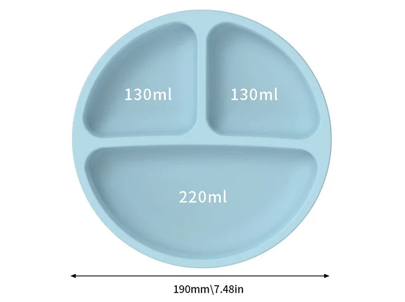 UrbanParenting™ Silicone Baby Feeding Set