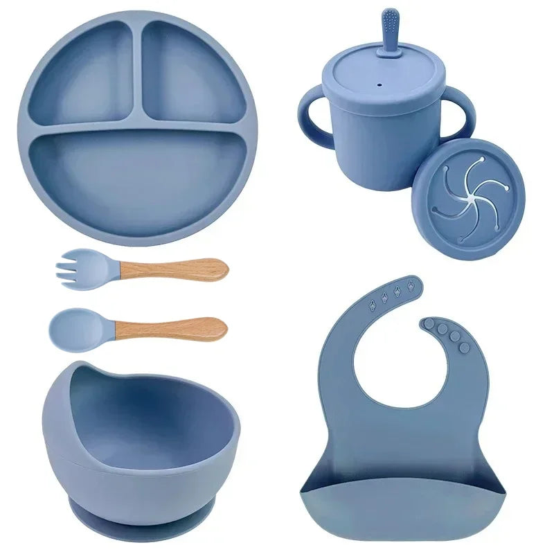 UrbanParenting™ Silicone Baby Feeding Set