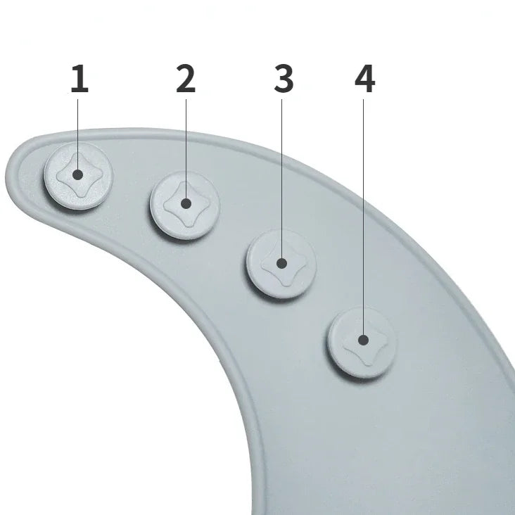 UrbanParenting™ Silicone Baby Feeding Set