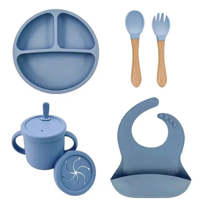 UrbanParenting™ Silicone Baby Feeding Set