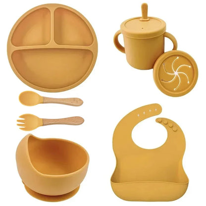 UrbanParenting™ Silicone Baby Feeding Set