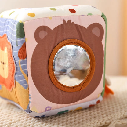 Montessori cloths Toys Magic Cotton Animal Tissue Box Kids Finger Exercise Cloth Busy Box Toys Baby Educational Activity Sensory