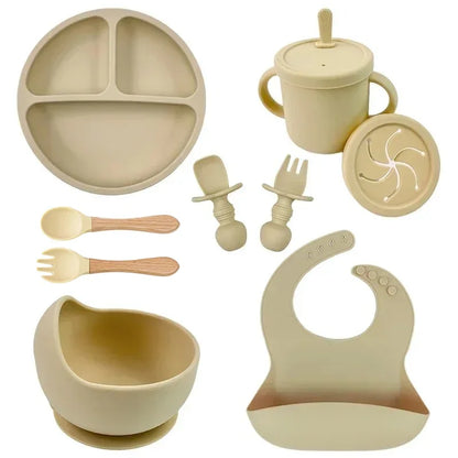 UrbanParenting™ Silicone Baby Feeding Set