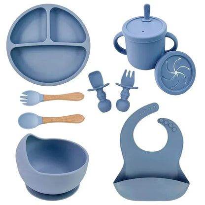 UrbanParenting™ Silicone Baby Feeding Set