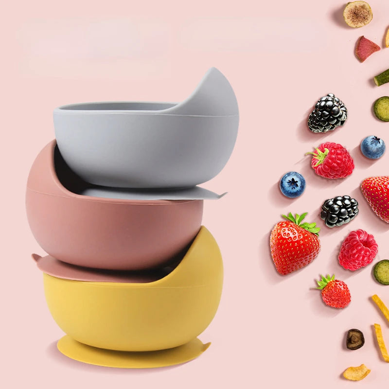 UrbanParenting™ Silicone Baby Feeding Set