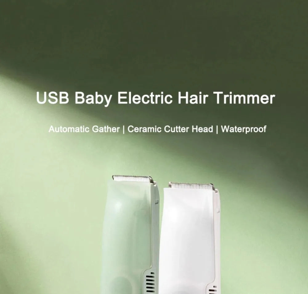 Baby Hair Clipper with Vacuum,Kids Hair Clippers Kit with 3 Guide Combs,IPX7 Waterproof,Cordless Use for Baby Children Infant