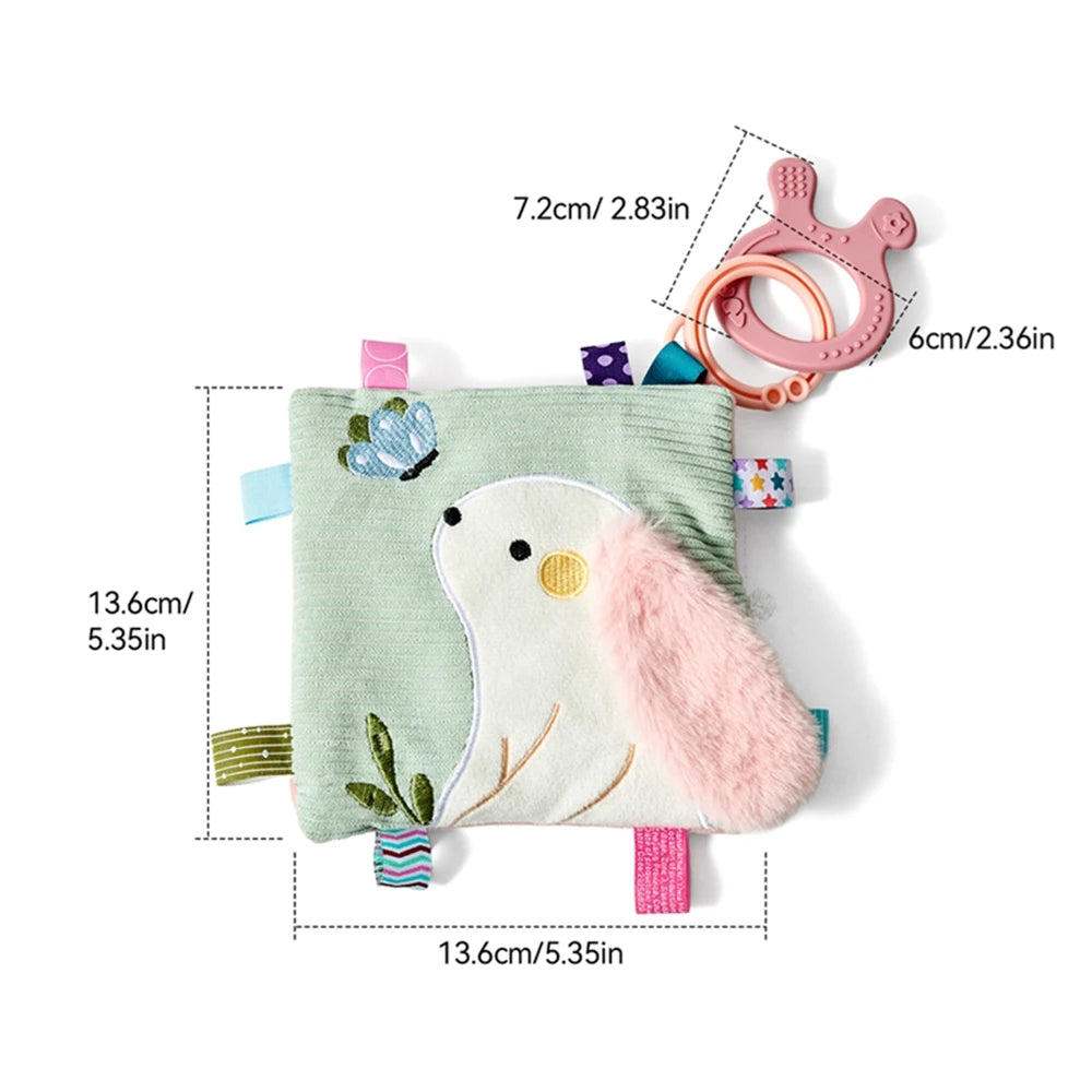 Montessori cloths Toys Magic Cotton Animal Tissue Box Kids Finger Exercise Cloth Busy Box Toys Baby Educational Activity Sensory