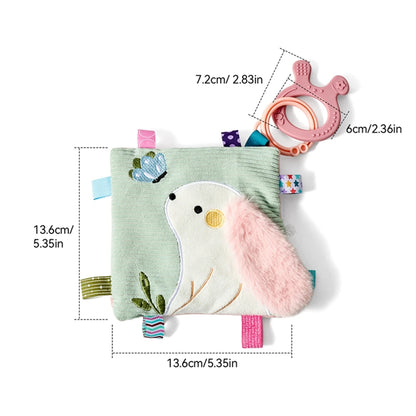 Montessori cloths Toys Magic Cotton Animal Tissue Box Kids Finger Exercise Cloth Busy Box Toys Baby Educational Activity Sensory