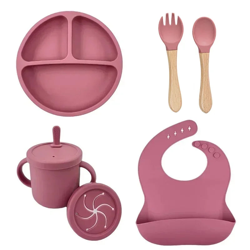 UrbanParenting™ Silicone Baby Feeding Set