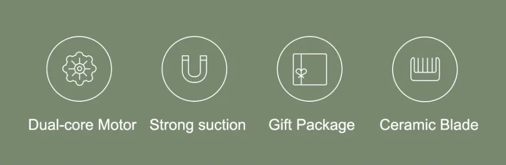 Baby Hair Clipper with Vacuum,Kids Hair Clippers Kit with 3 Guide Combs,IPX7 Waterproof,Cordless Use for Baby Children Infant