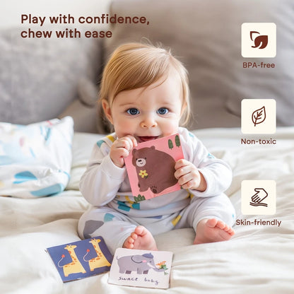 Montessori cloths Toys Magic Cotton Animal Tissue Box Kids Finger Exercise Cloth Busy Box Toys Baby Educational Activity Sensory